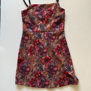 [Urban Outfitters] Floral Jacquard Mini Dress